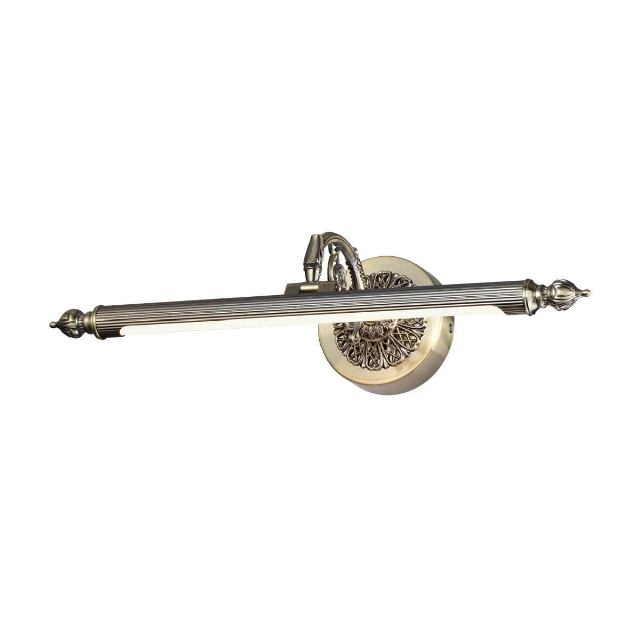 Подсветка для картин ODEON LIGHT WALLI DEGA бронзовый LED*1 8W 3000К