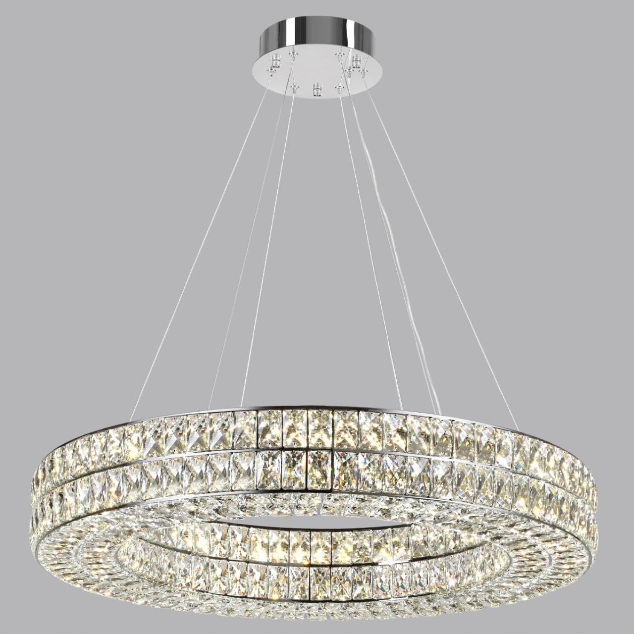 Люстра ODEON LIGHT L-VISION PANTA хром LED*1 85W