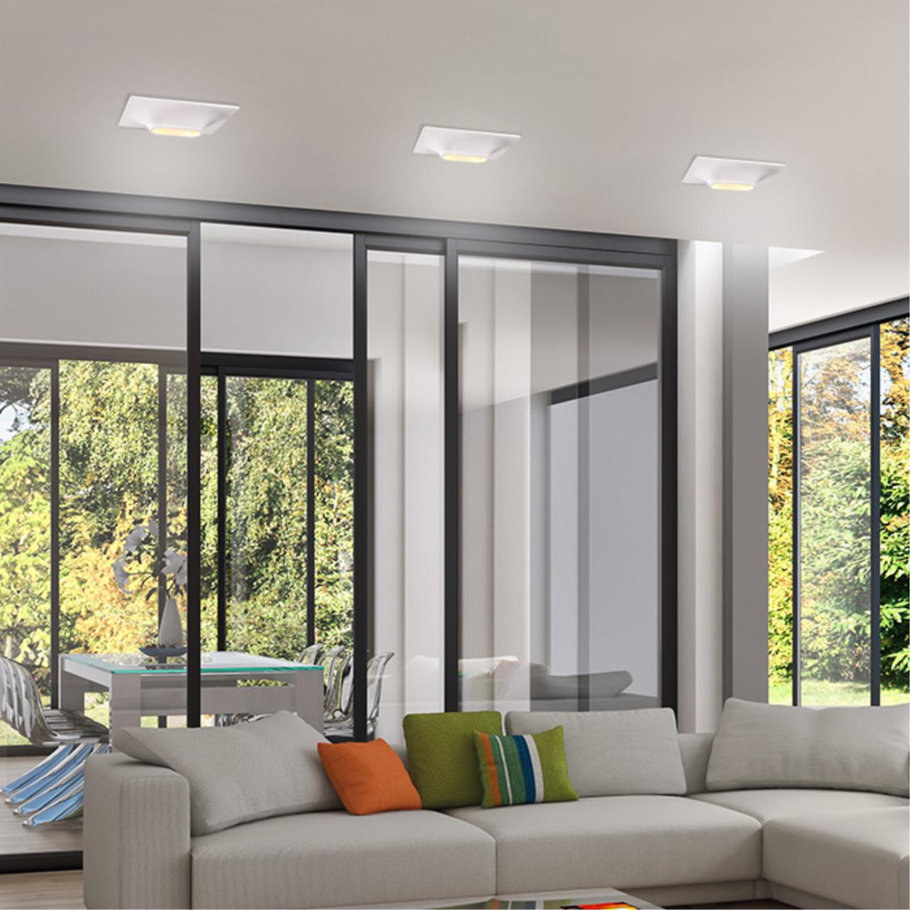 Встраиваемый под покраску светильник NOVOTECH SPOT CAIL белый GU10*2 10W