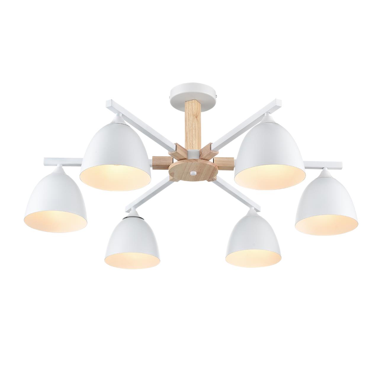 Люстра потолочная LUMION MODERNI COLANGE белый E27*6 10W