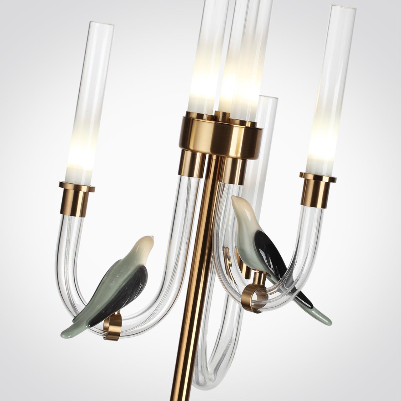 Торшер ODEON LIGHT EXCLUSIVE L-VISION LARK бронзовый