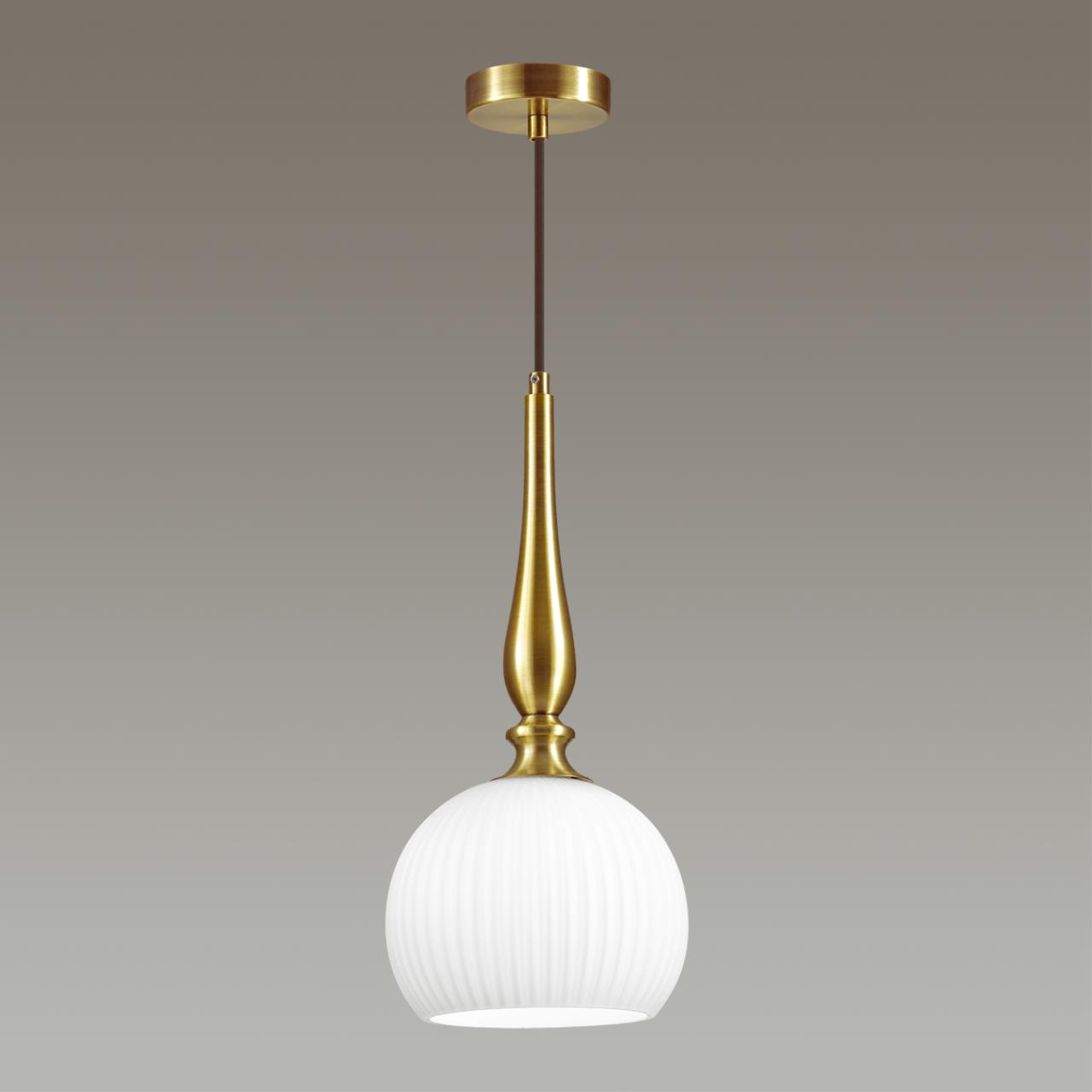Подвес ODEON LIGHT PENDANT RUNGA бронзовый E27*1 10W