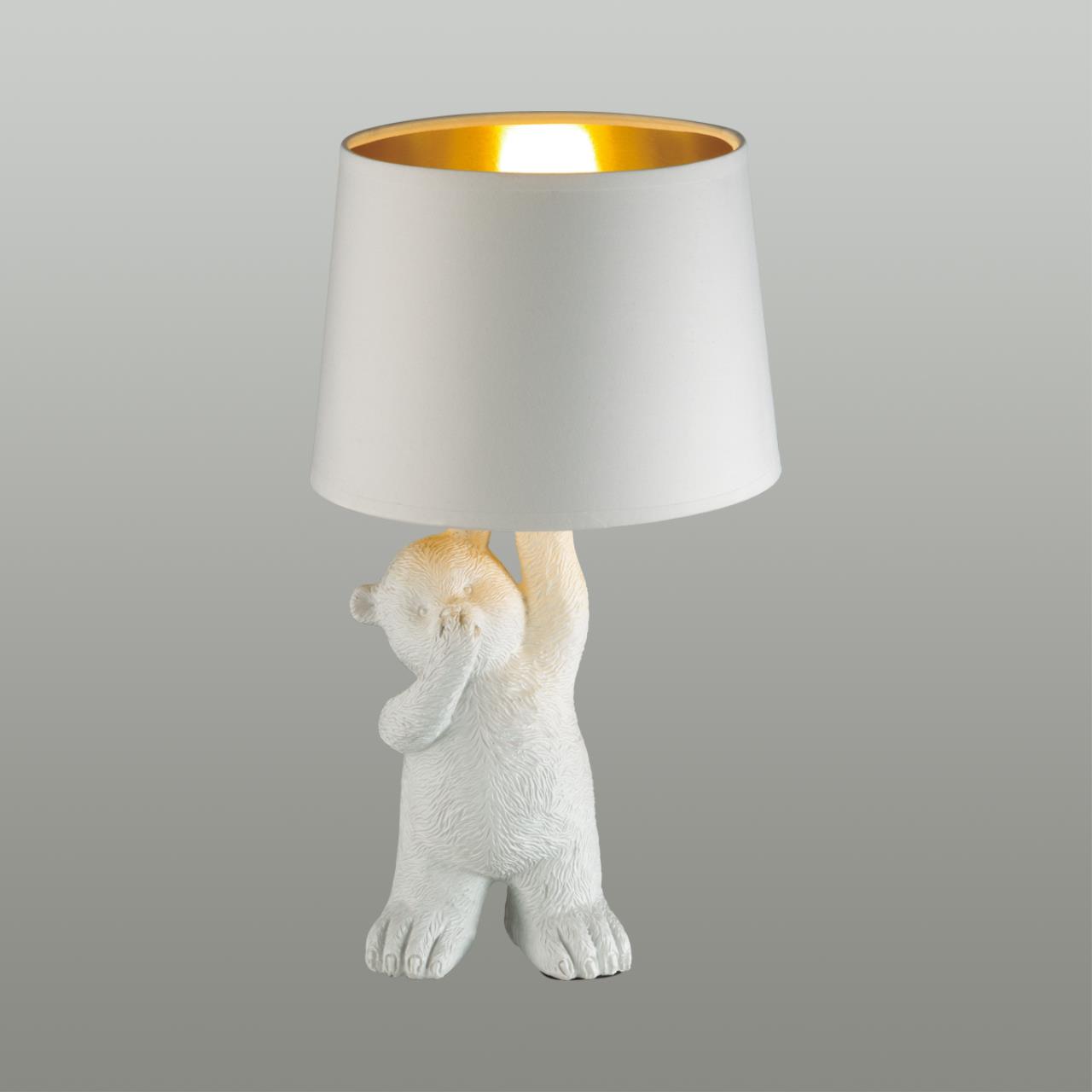 Настольная лампа LUMION MODERNI BEAR белый