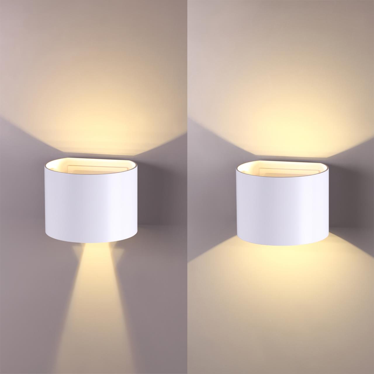Уличный фасадный светильник NOVOTECH STREET KAIMAS белый LED*2 2*3W