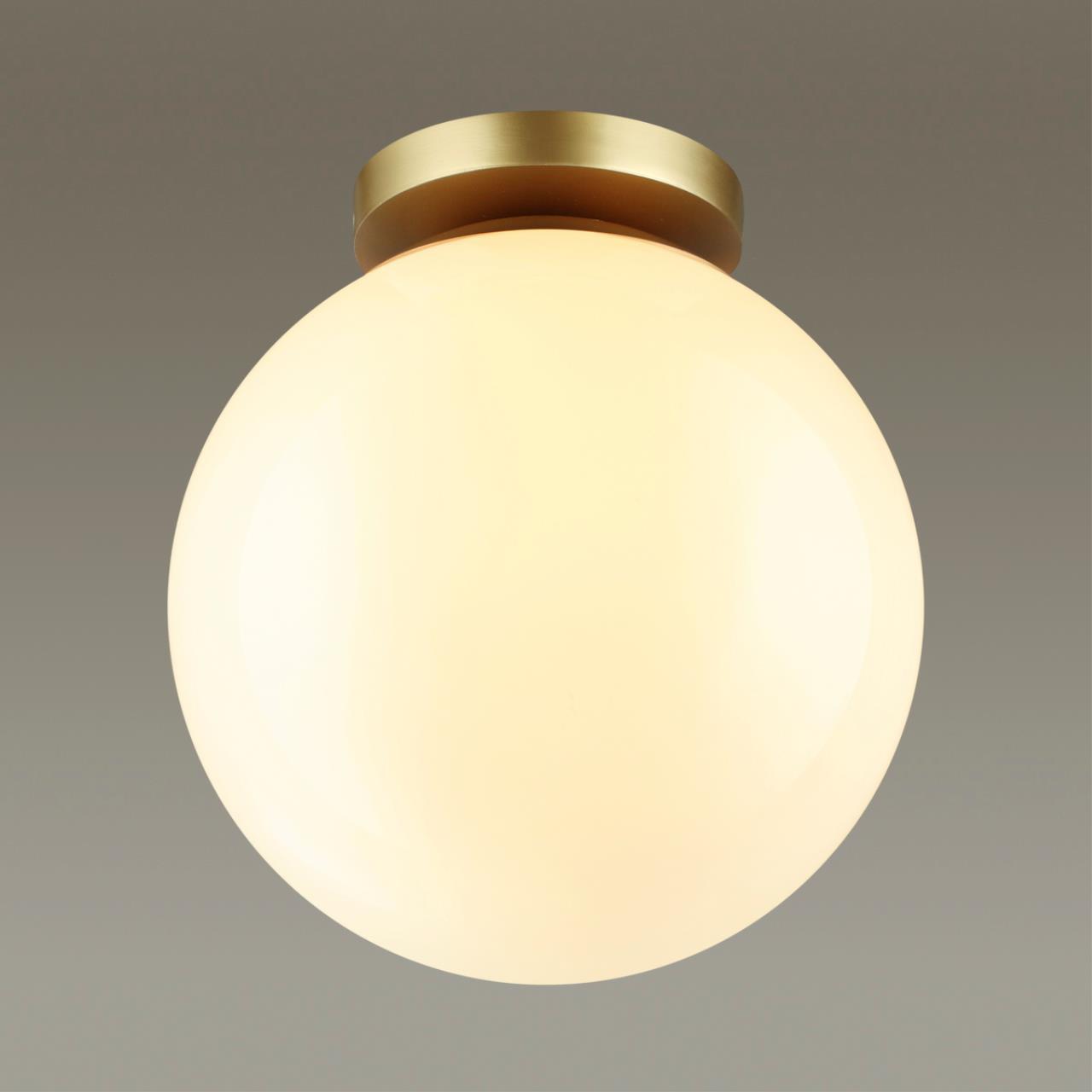 Потолочный накладной светильник ODEON LIGHT HIGHTECH BOSCO золотой E27*1 10W