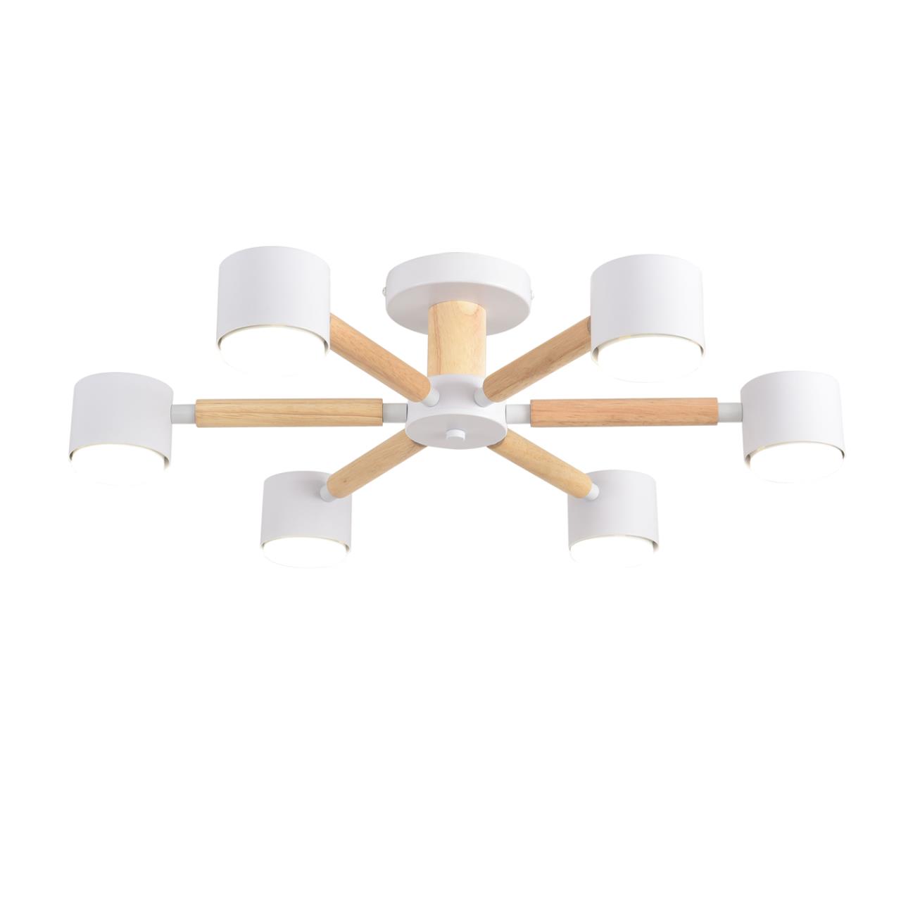 Светильник потолочный LUMION COMFI VUDI белый, бежевый GX53*6 10W