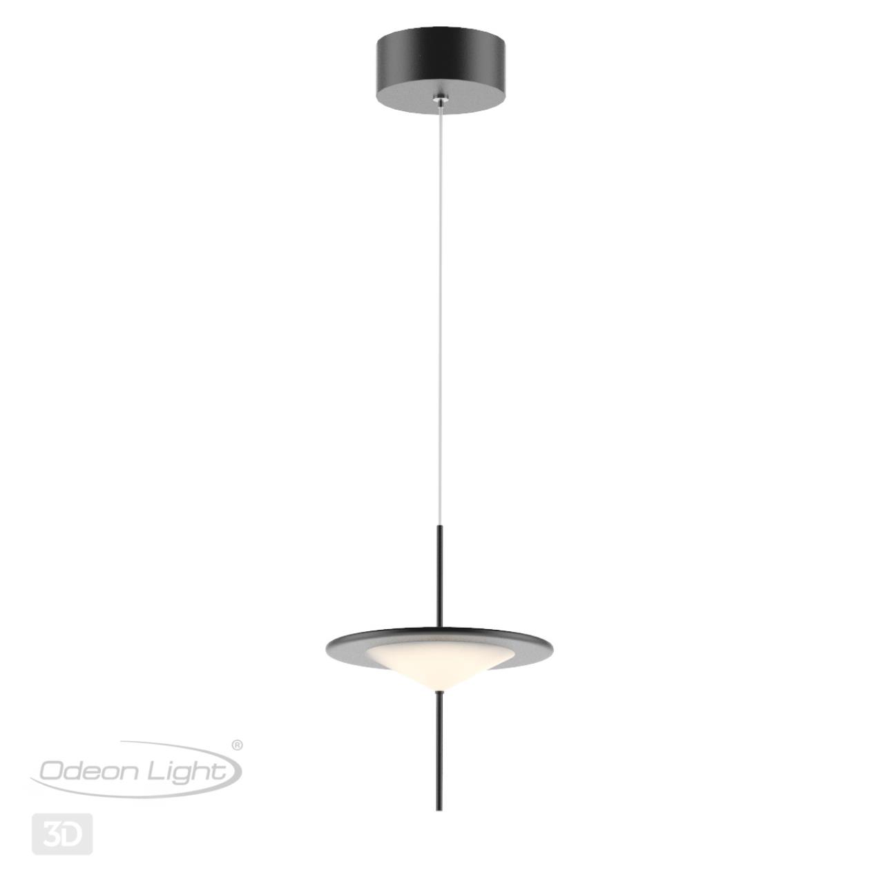 Подвес ODEON LIGHT L-VISION Steka черный LED*1 10W