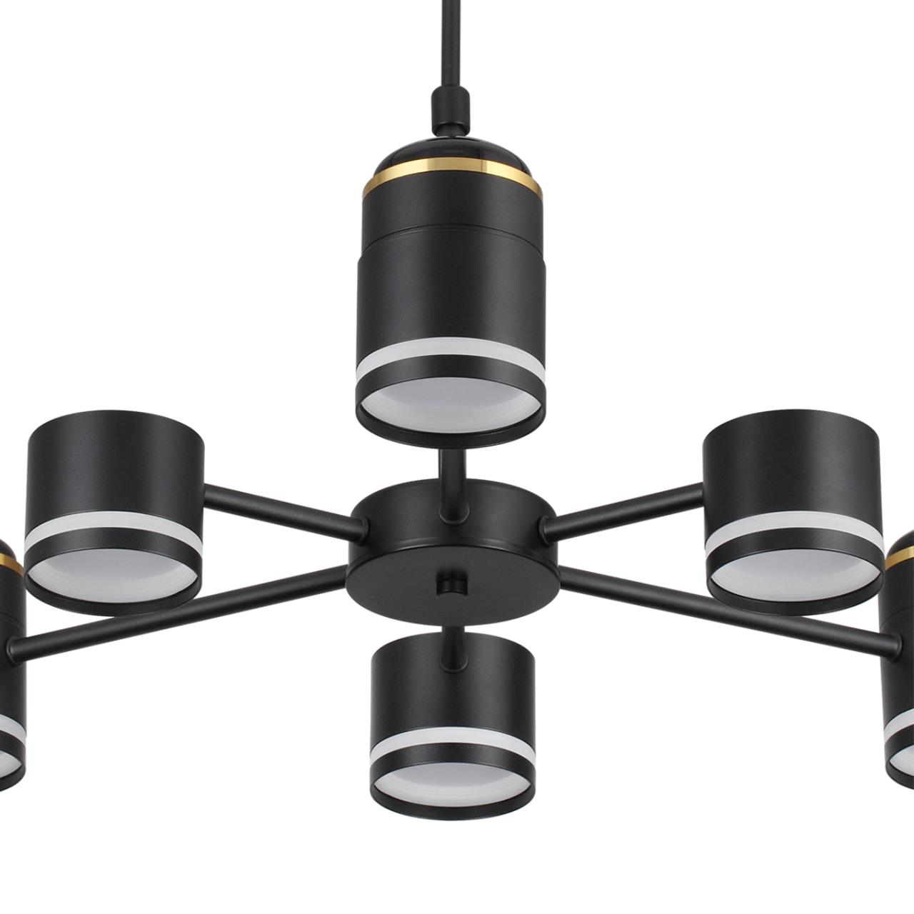 Люстра на штанге LUMION COMFI VIRSAVA черный GX53*6 10W