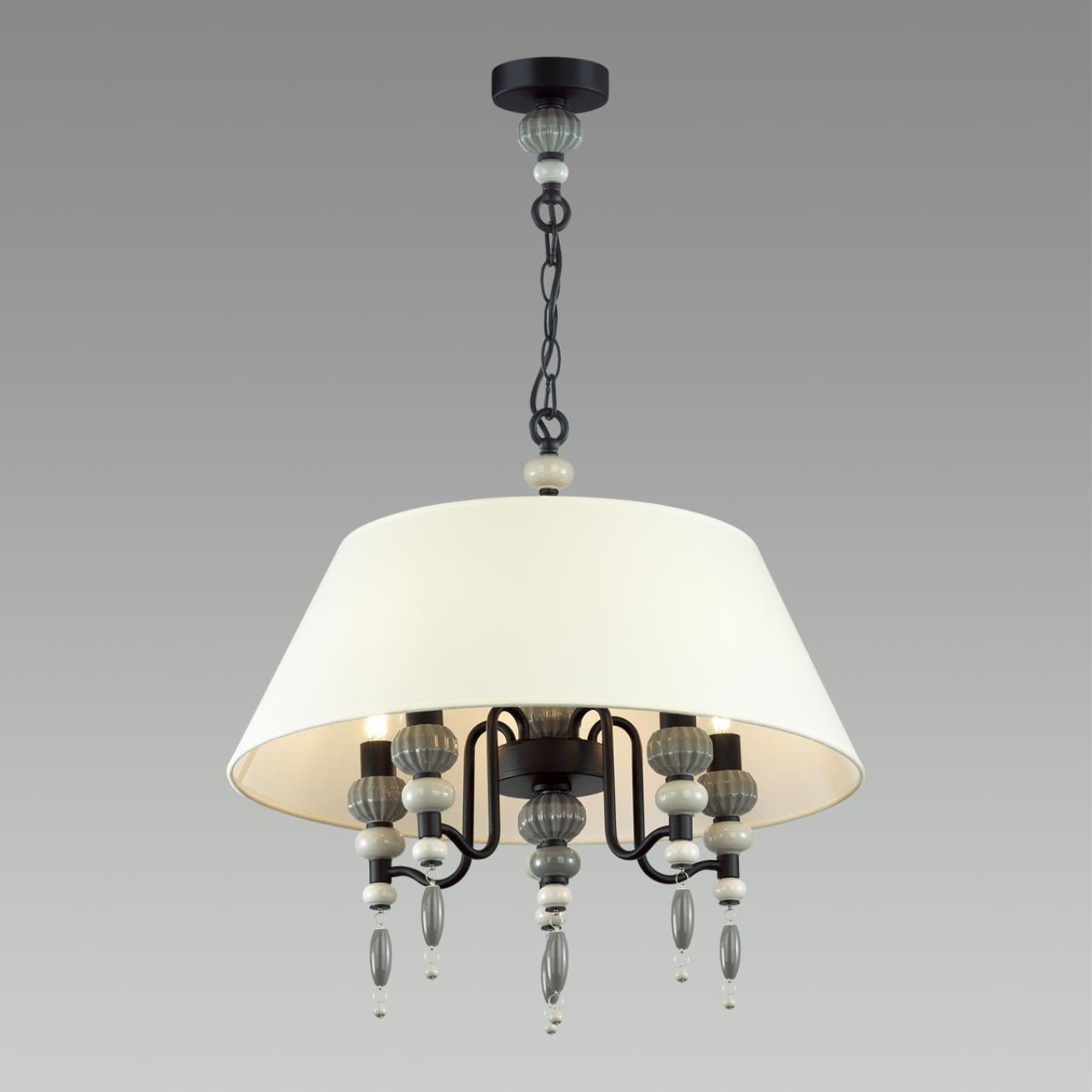 Люстра ODEON LIGHT EXCLUSIVE MODERN Sochi черный E14*5 10W  530 мм