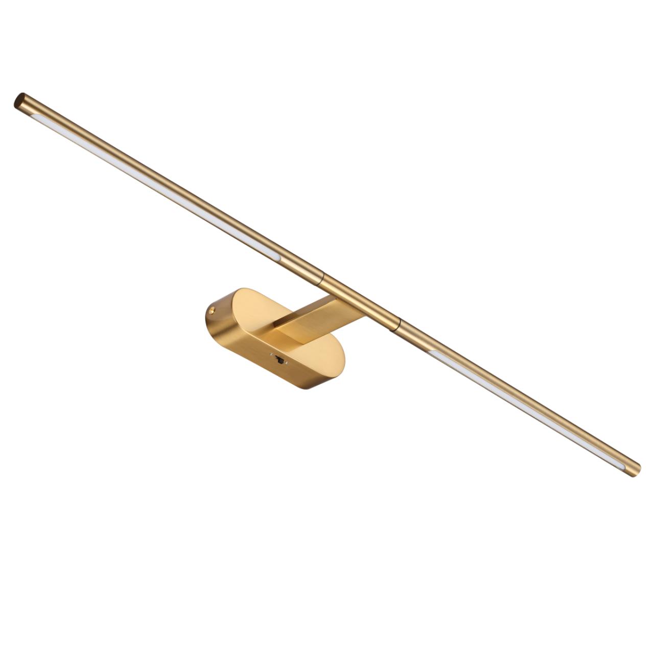 Настенный светильник ODEON LIGHT HIGHTECH ALEDO античная бронза, латунь LED*1 8W 3000/3800/5100К 800 мм