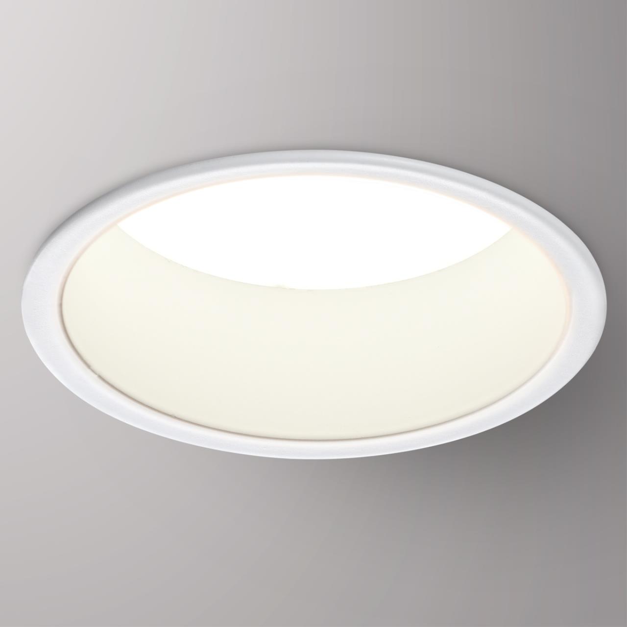 Светильник встраиваемый светодиодный NOVOTECH SPOT TRAN белый LED 12W 4000К плафон белый