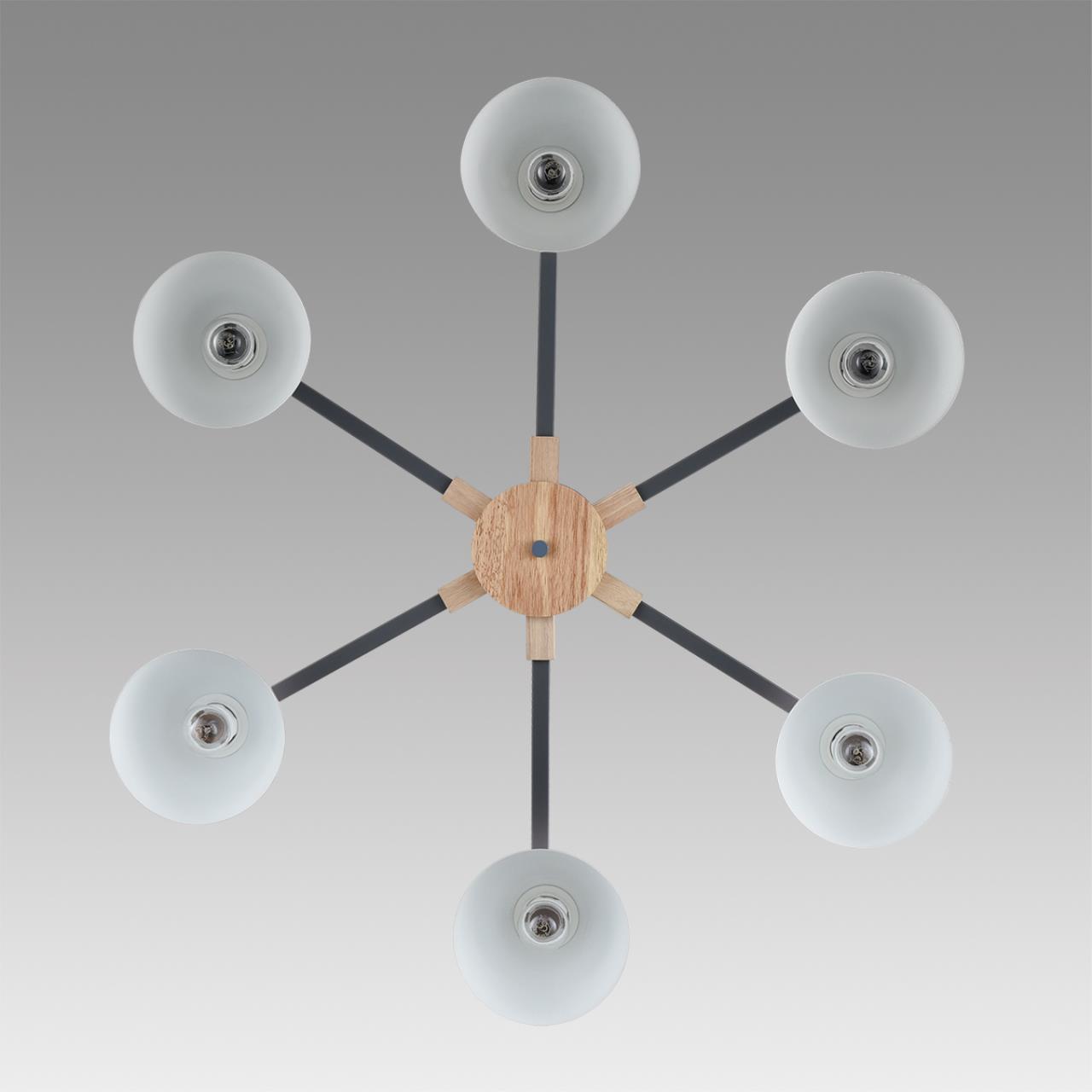 Люстра потолочная LUMION MODERNI COLANGE серый E27*6 10W