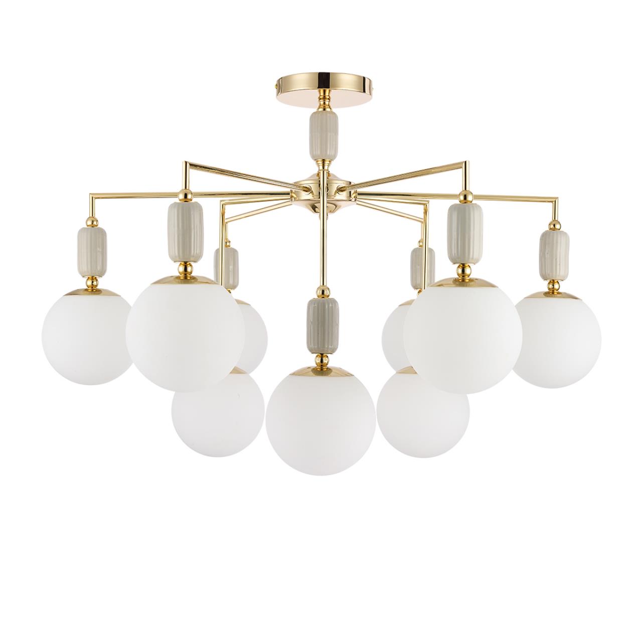 Люстра потолочная LUMION CLASSI VIVIEN золотой E14*9 10W