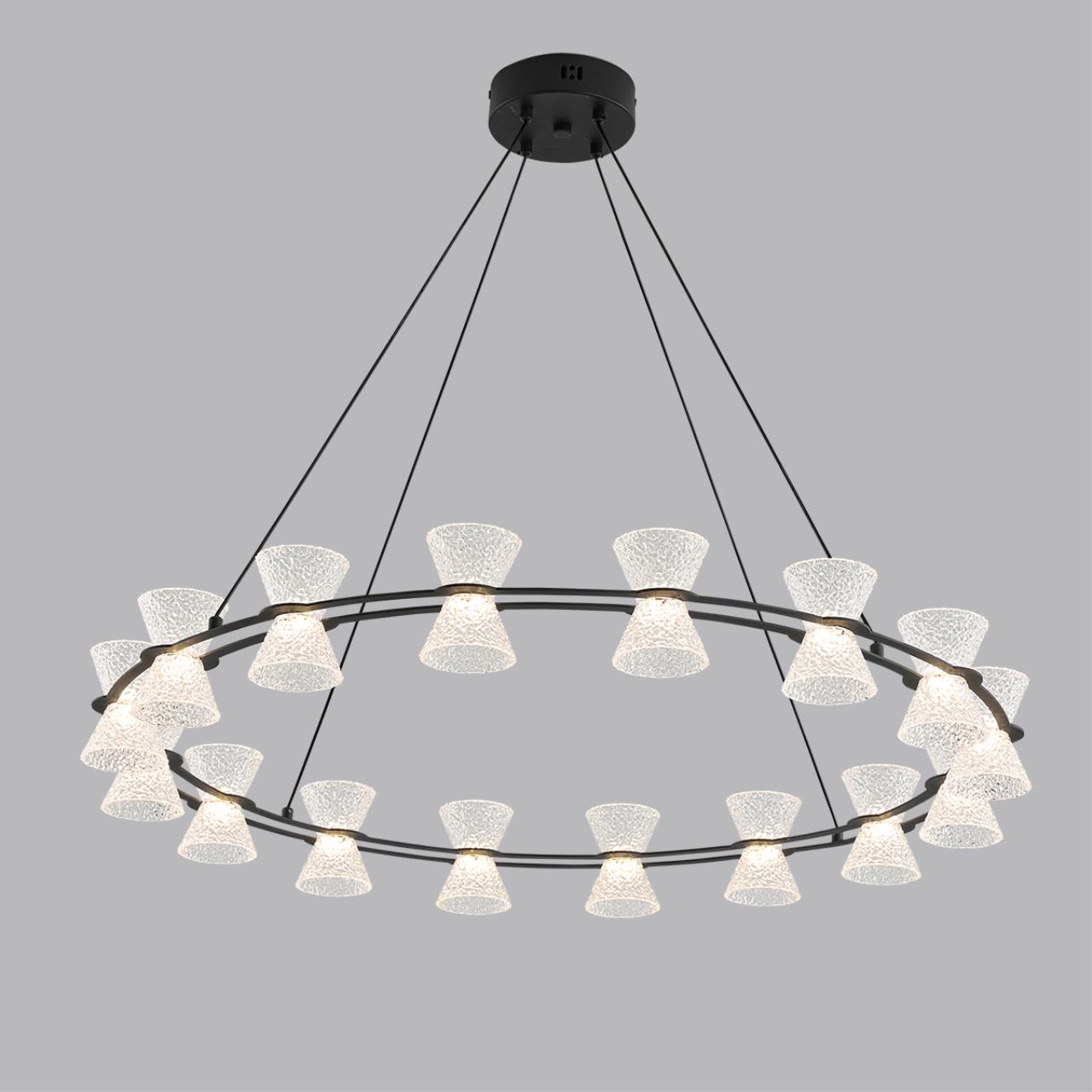 Люстра подвесная LUMION LEDIO VINORA черный LED*1 54W