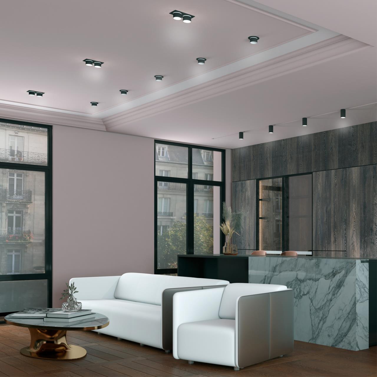 Светильник встраиваемый NOVOTECH SPOT LIRIO черный GU10*1 10W 66 мм.