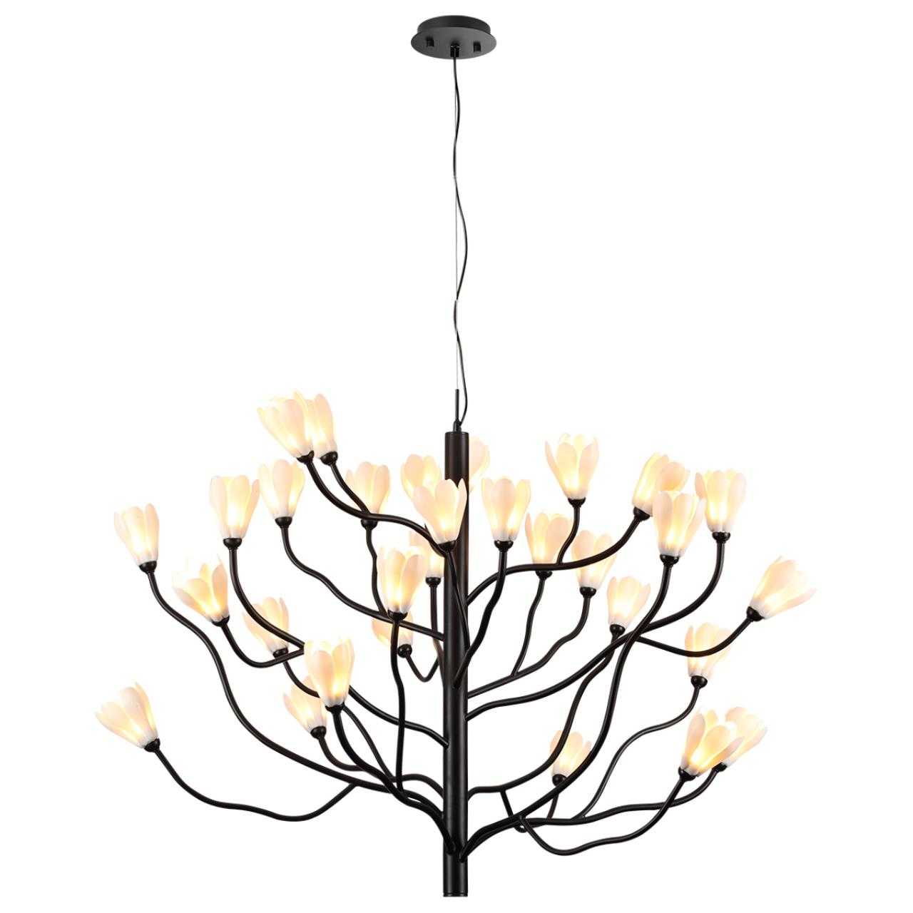 Люстра ODEON LIGHT MODERN GARDI черный G4*30 10W
