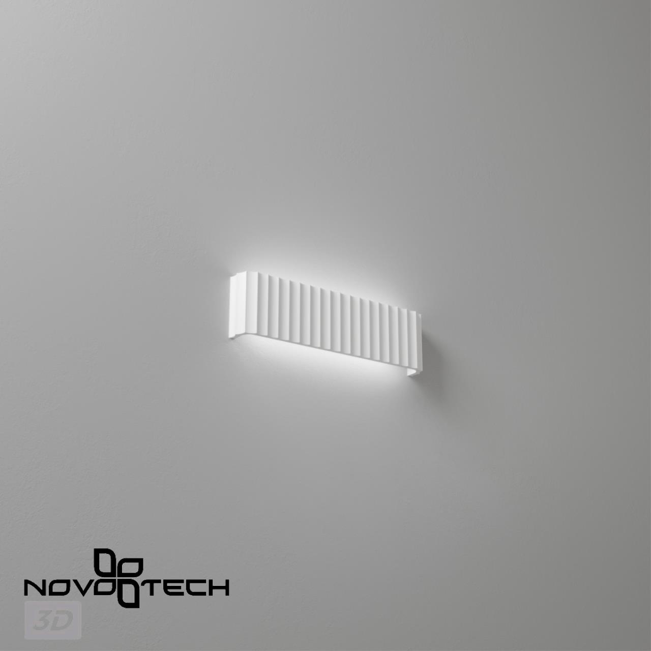 Настенный светодиодный светильник с переключателем цв.температуры NOVOTECH OVER YESO белый
