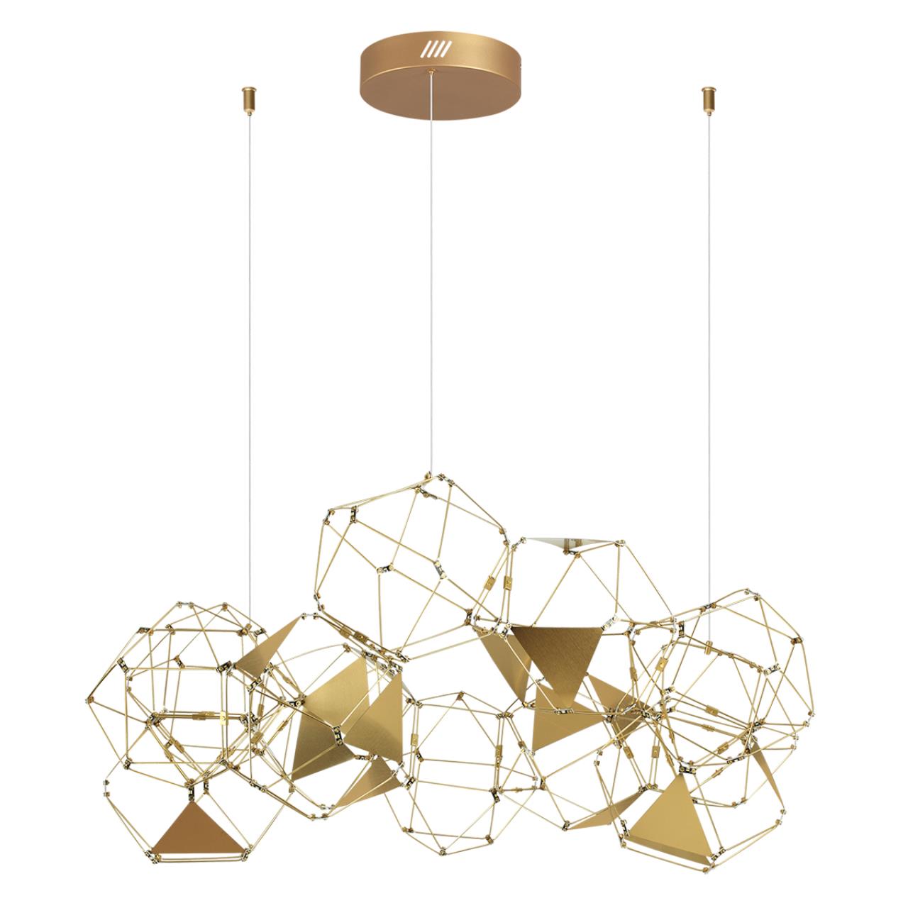 Люстра ODEON LIGHT L-VISION TRELLIS античная бронза, латунь LED*1 56W