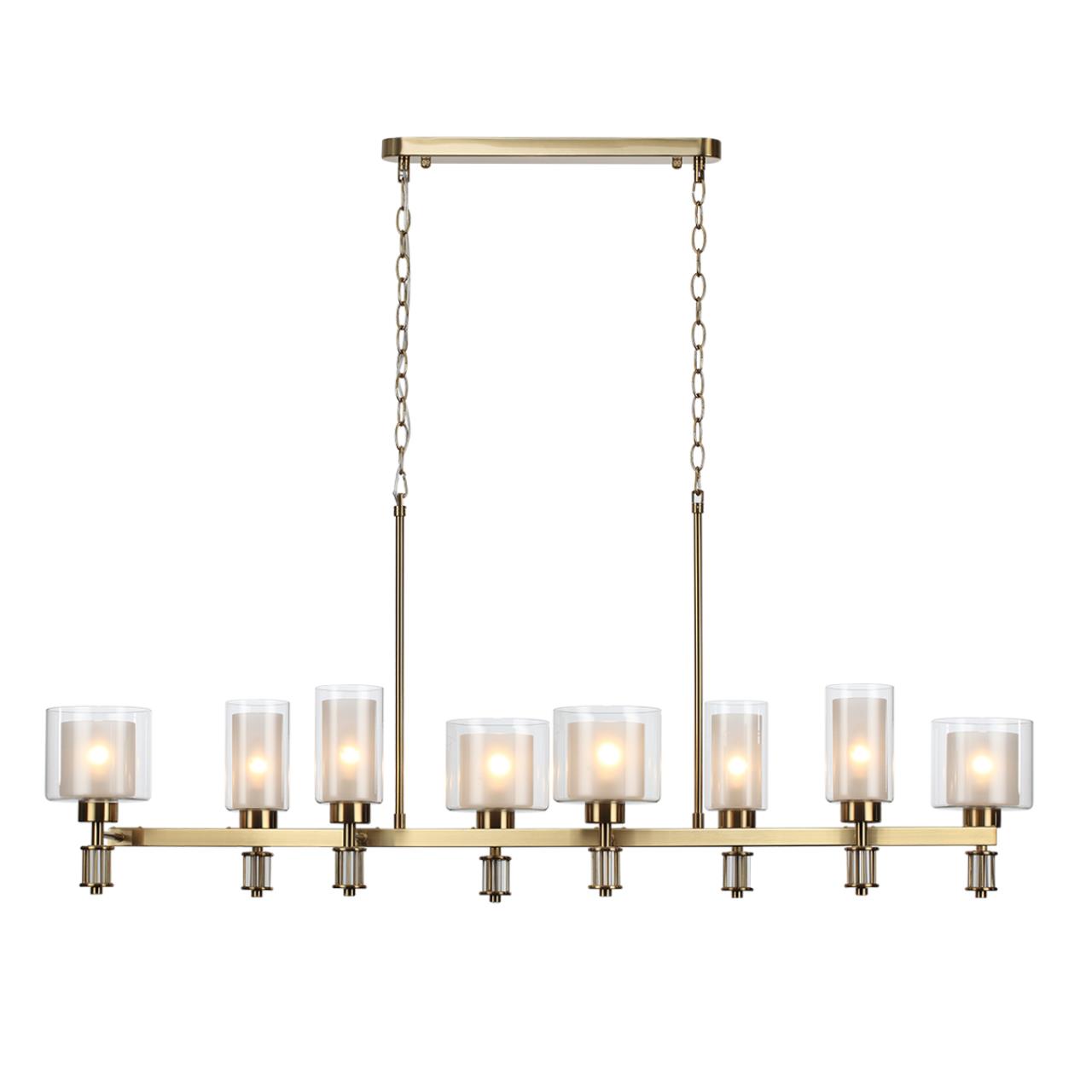 Люстра ODEON LIGHT CLASSIC SAGA античная бронза, латунь E14*8 10W плафон