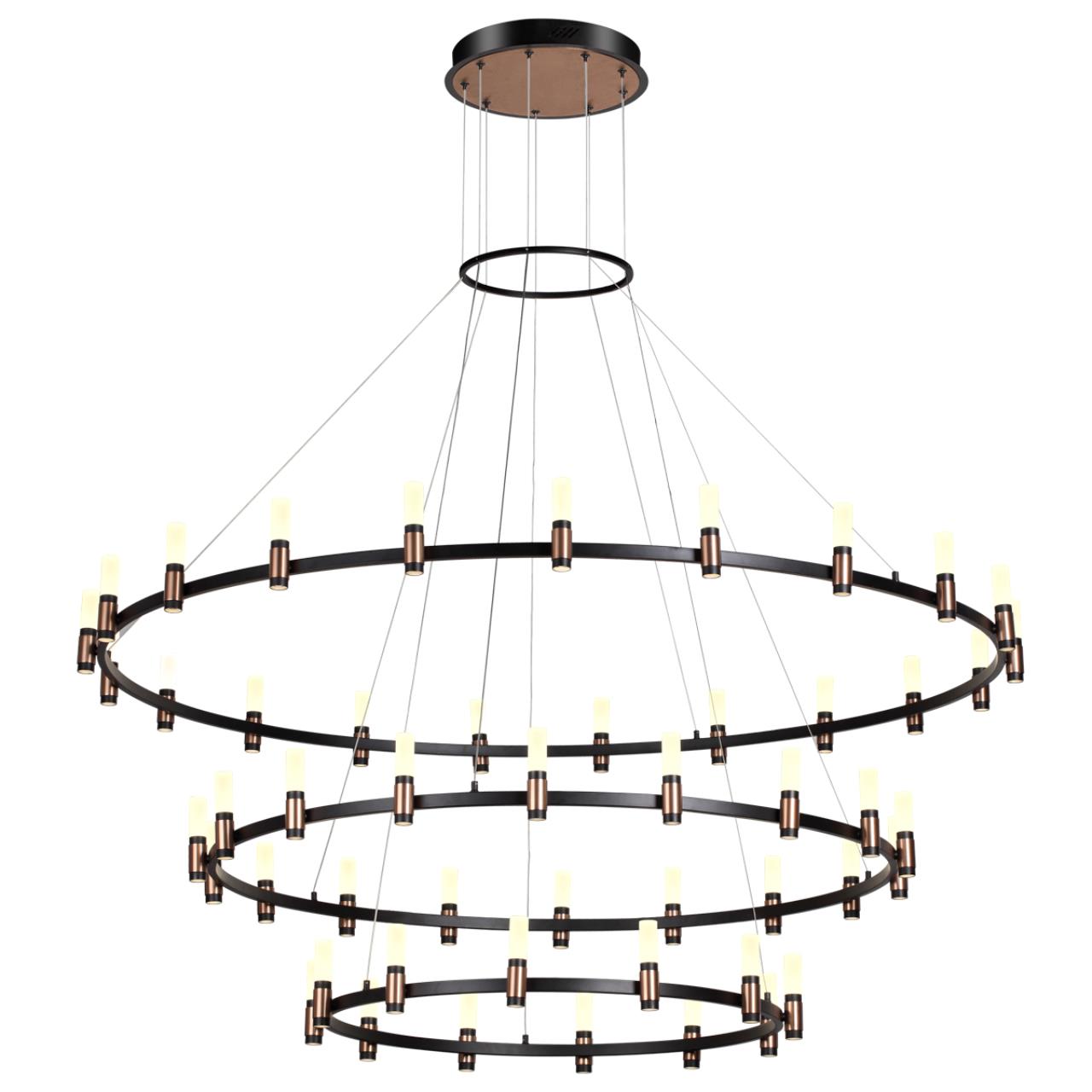 Люстра ODEON LIGHT L-VISION Candel черный LED*1 204W