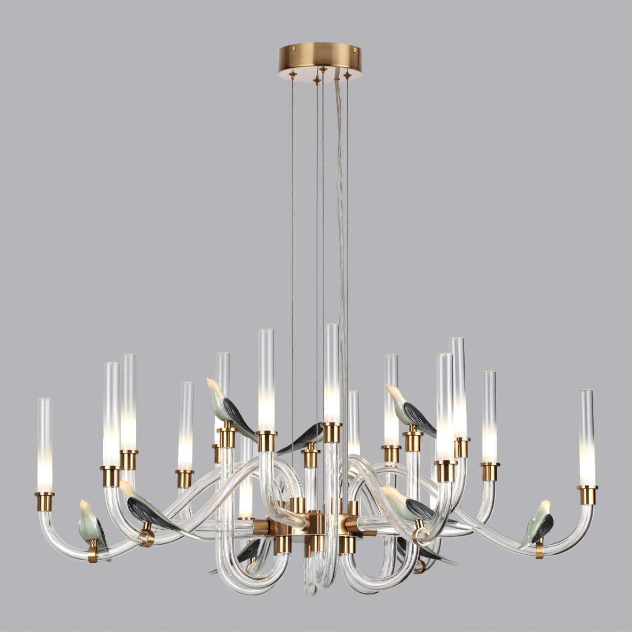 Люстра ODEON LIGHT EXCLUSIVE L-VISION LARK бронзовый LED*1 37