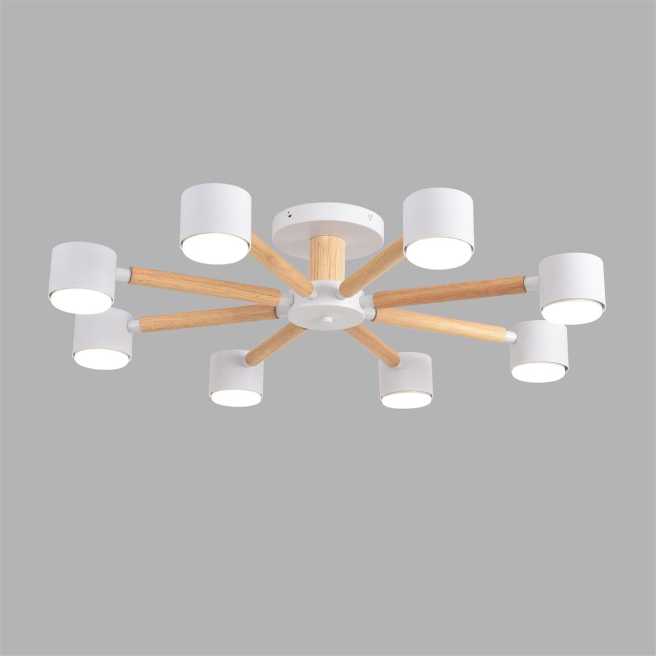 Светильник потолочный LUMION COMFI VUDI белый, бежевый GX53*8 10W