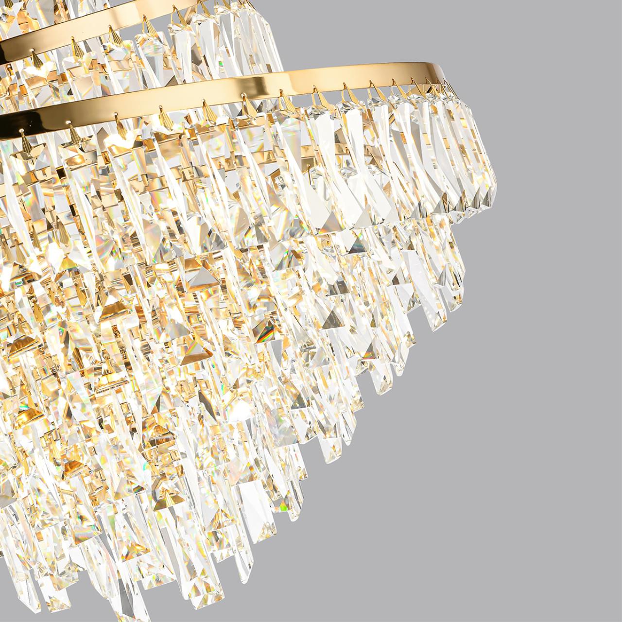 Люстра ODEON LIGHT HALL WAYTA золотой E14*14 10W