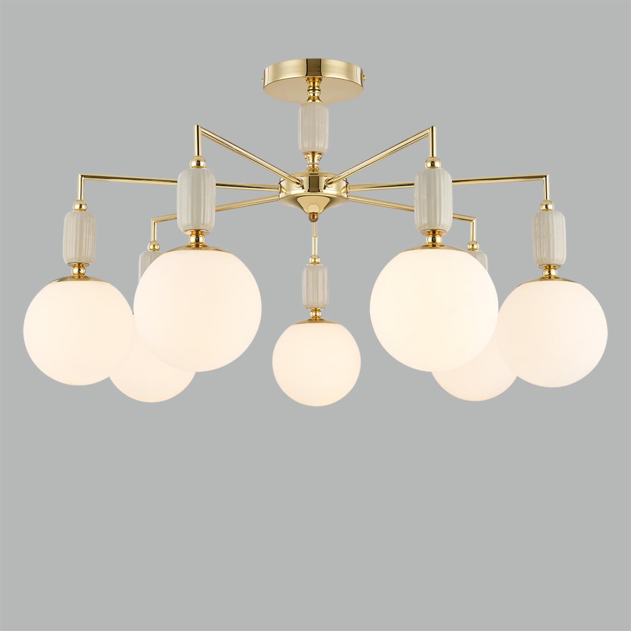 Люстра потолочная LUMION CLASSI VIVIEN золотой E14*7 10W