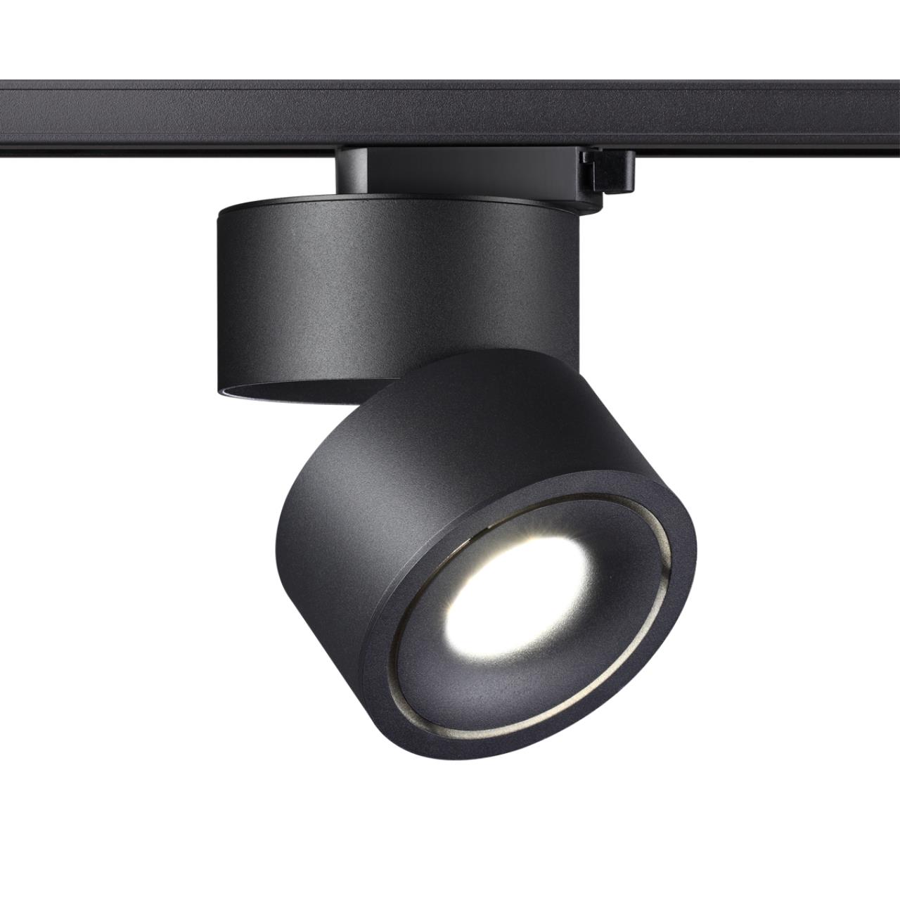 Светильник трековый однофазный трехжильный светодиодный NOVOTECH PORT GRODA черный LED*1 15W