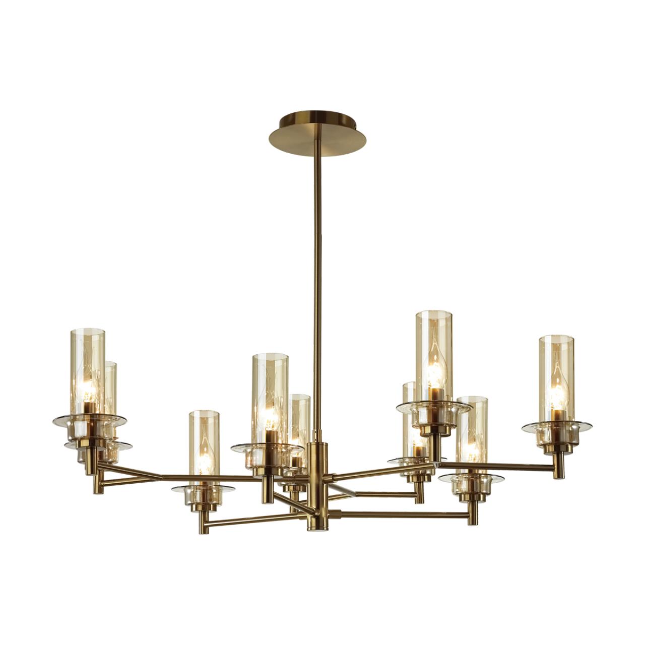 Люстра на штанге LUMION CLASSI MADONNA бронзовый E14*9 10W