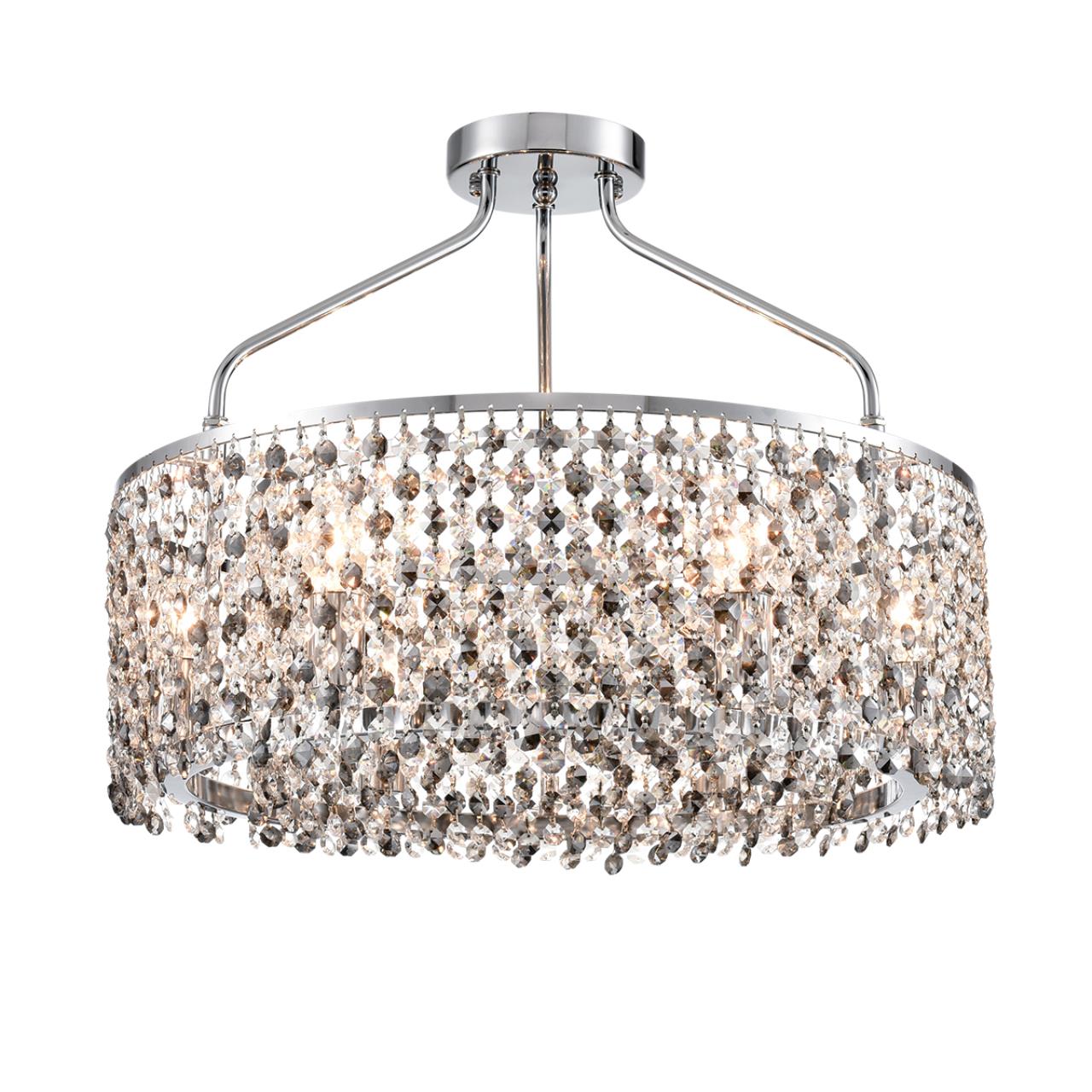 Люстра потолочная LUMION CLASSI LAYLA хром E14*6 10W