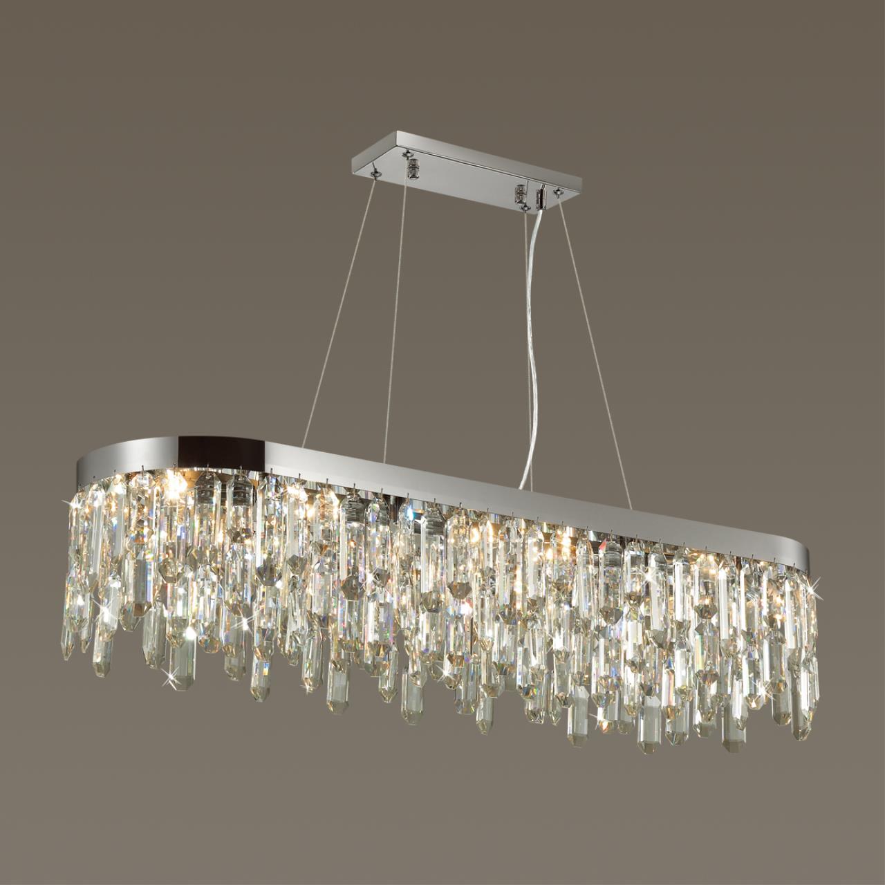 Люстра ODEON LIGHT HALL DAKISA хром E14*12 10W