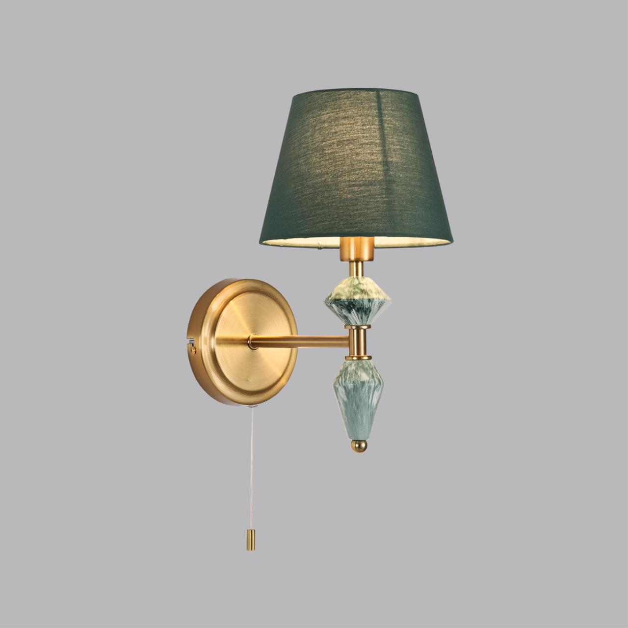 Бра с выключателем LUMION CLASSI VERMONT латунь
