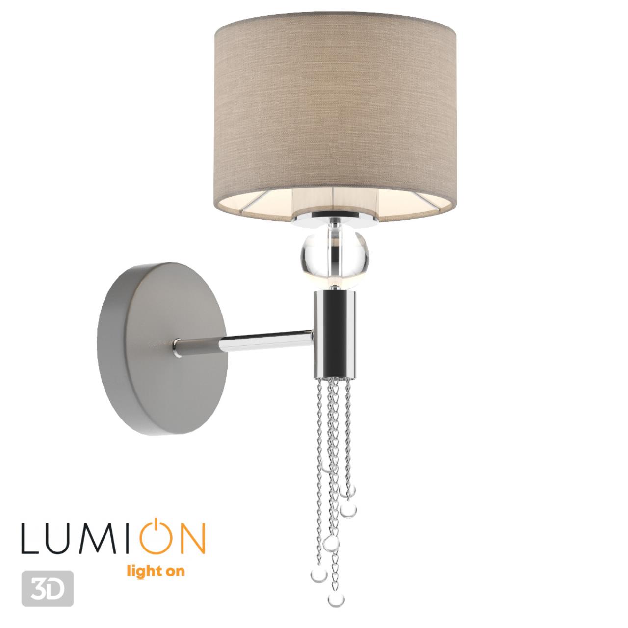 Бра LUMION NEOCLASSI SANTIAGO хром, серый