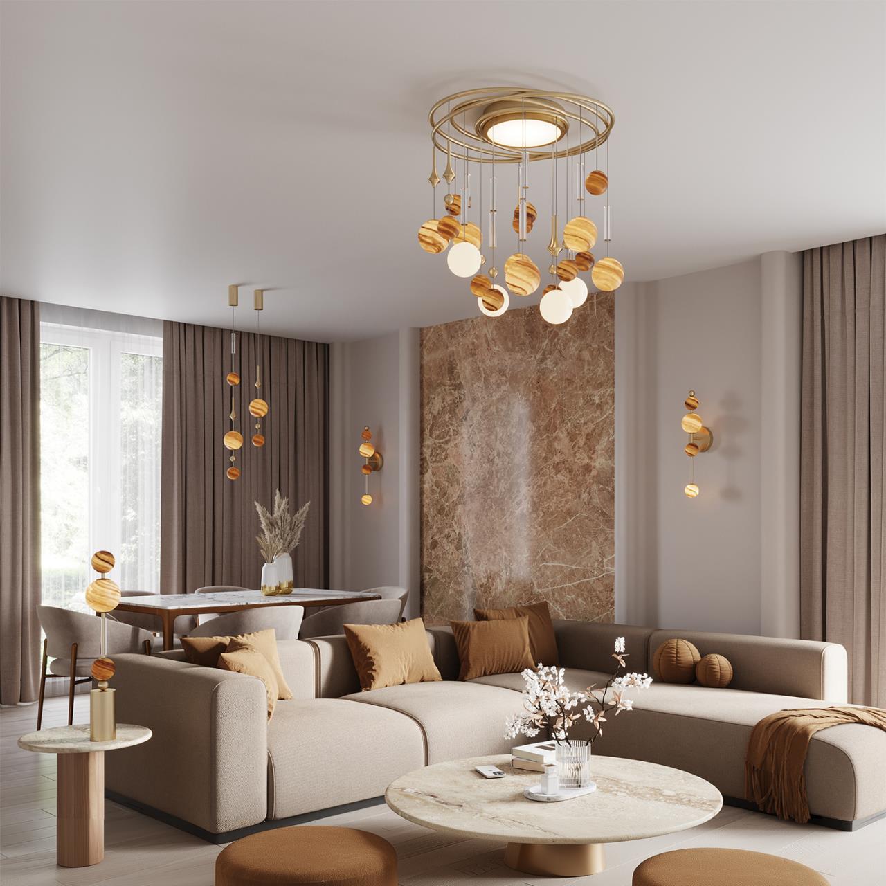 Настольная лампа ODEON LIGHT EXCLUSIVE MODERN CALLISTO золотой