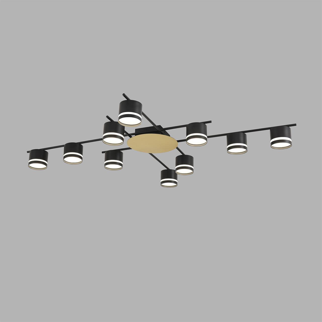 Светильник потолочный LUMION COMFI BENUA черный, золотой GX53*10 10W