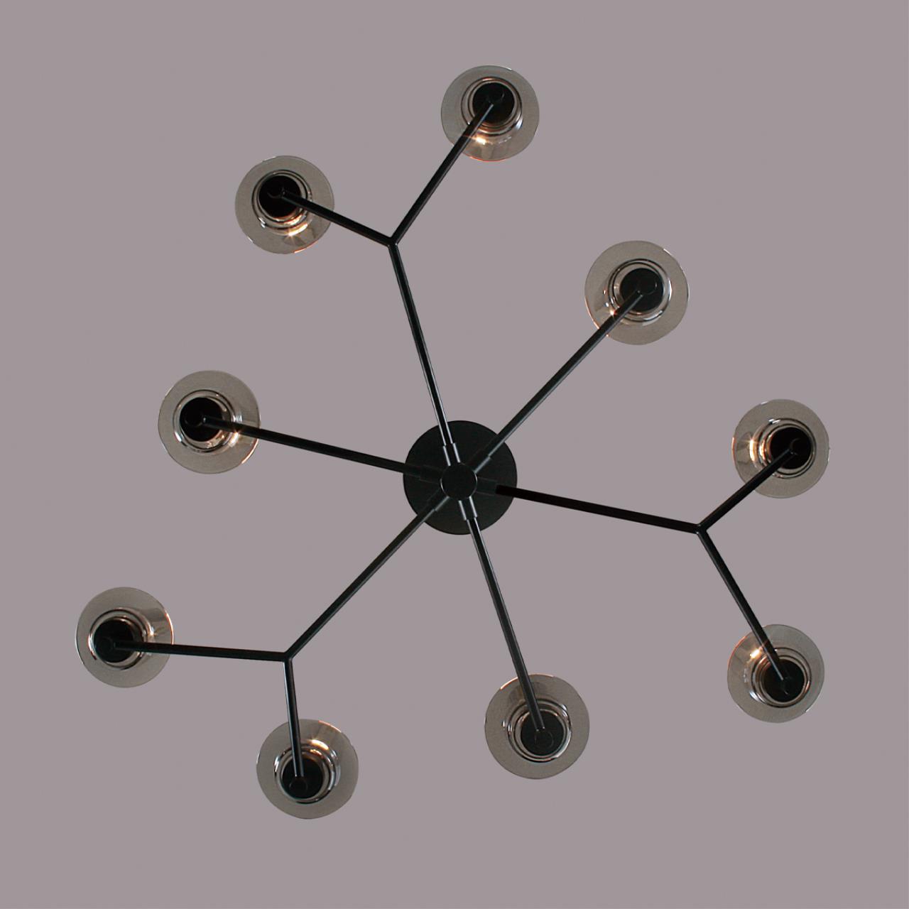 Люстра на штанге LUMION CLASSI MADONNA черный E14*9 10W