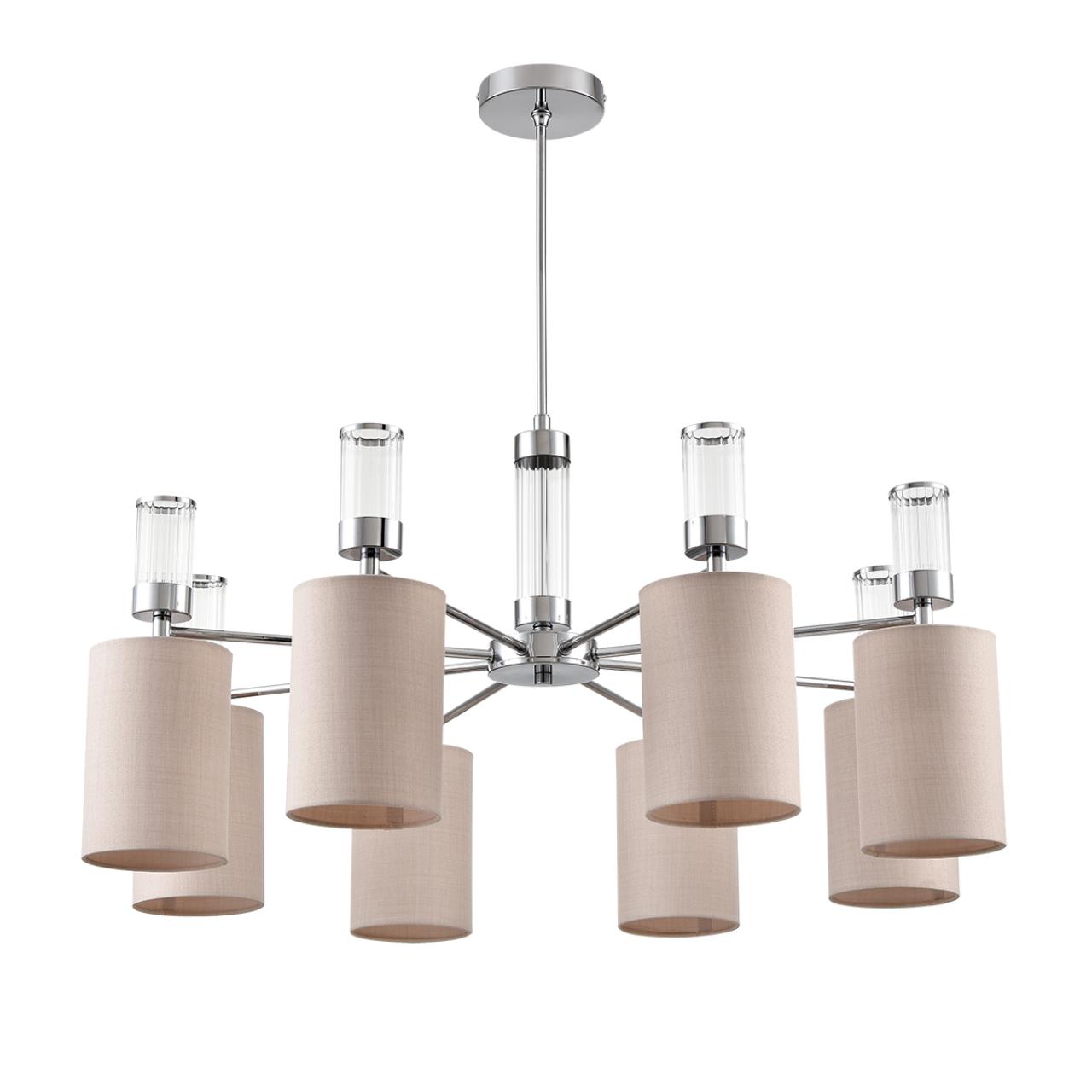 Люстра на штанге LUMION MODERNI ARNIKA хром E14*8 10W