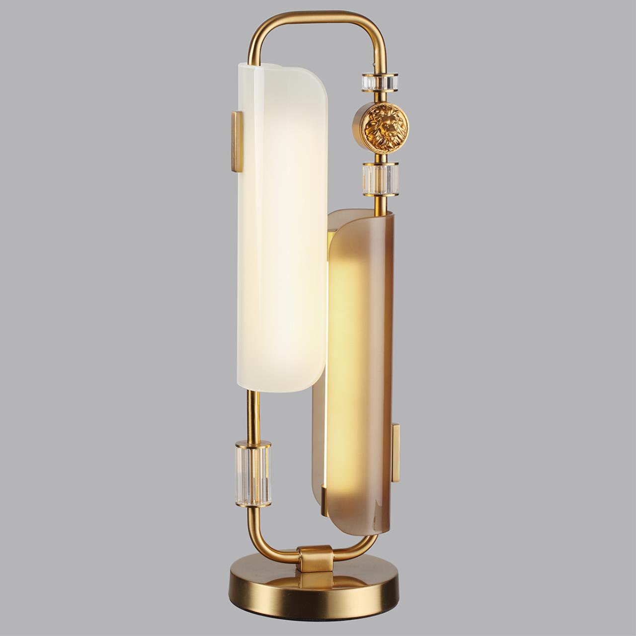 Настольная лампа ODEON LIGHT EXCLUSIVE MODERN LION античная бронза
