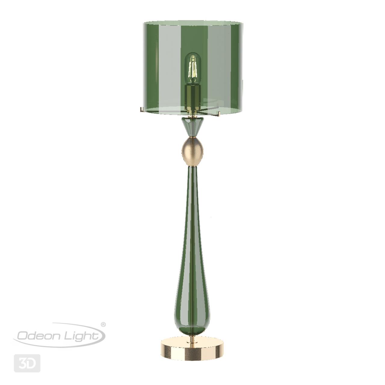 Настольная лампа ODEON LIGHT EXCLUSIVE STANDING TOWER золотой E27*1 10W