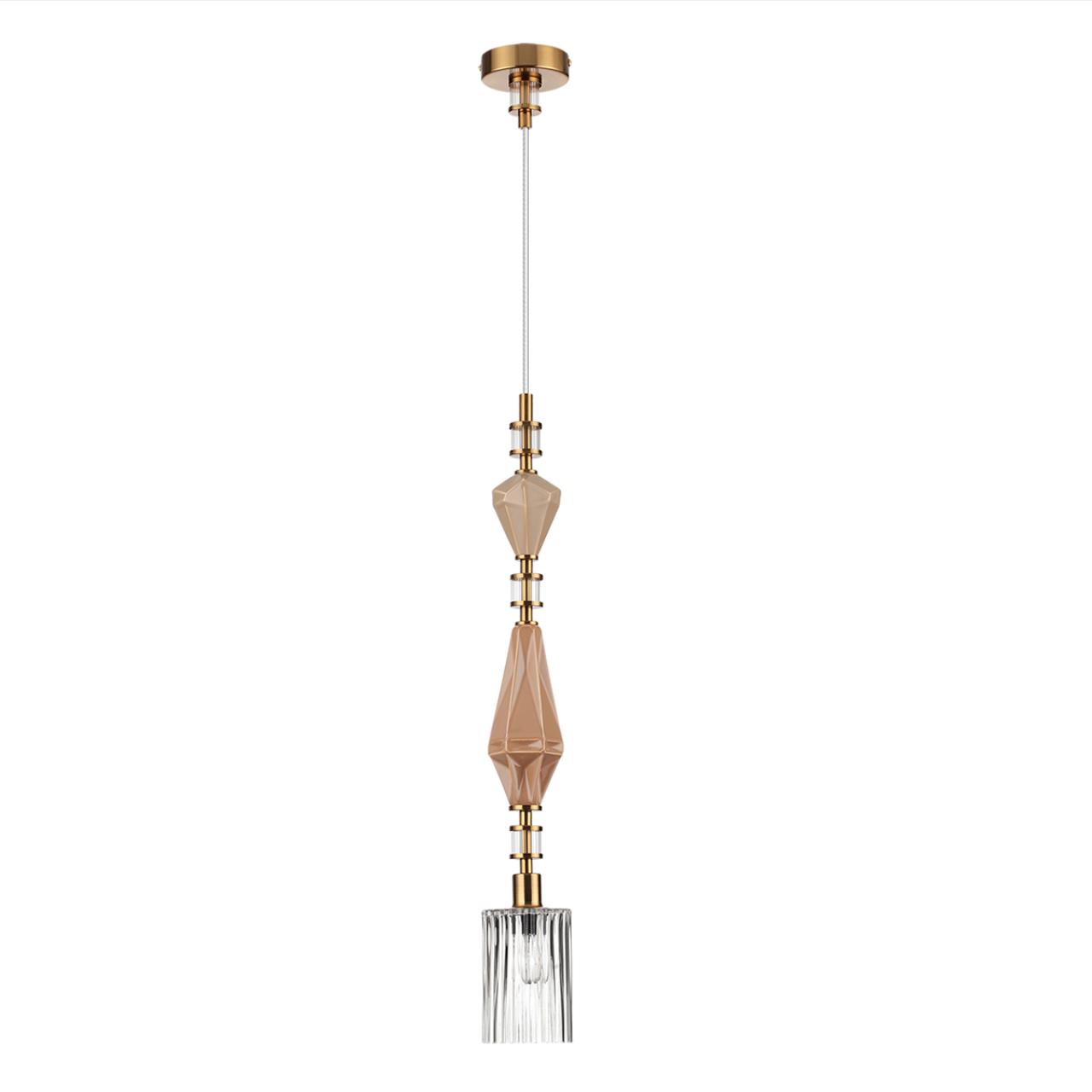 Подвес ODEON LIGHT EXCLUSIVE MODERN TERRA античная бронза, латунь E14*1 10W плафон 90 мм