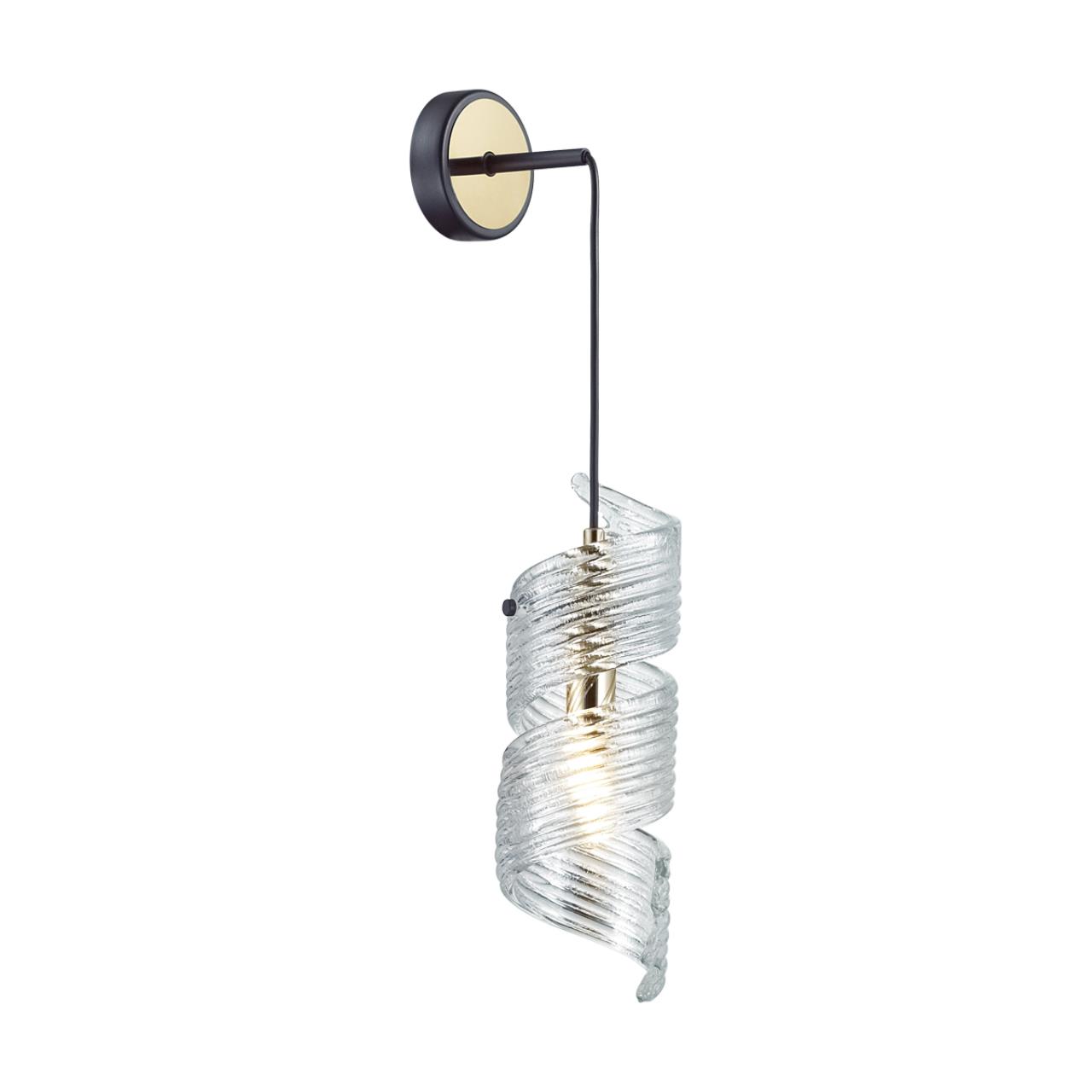 Подвес/бра ODEON LIGHT EXCLUSIVE MODERN FUSILLI черный