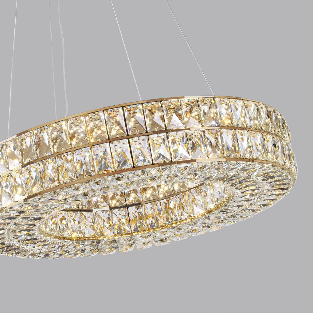 Люстра ODEON LIGHT L-VISION PANTA золотой LED*1 52W