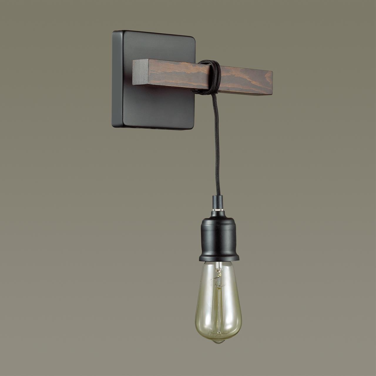 3740/1W LOFTI LN19 229 черный Бра E27 1*60W 220V KLAUS