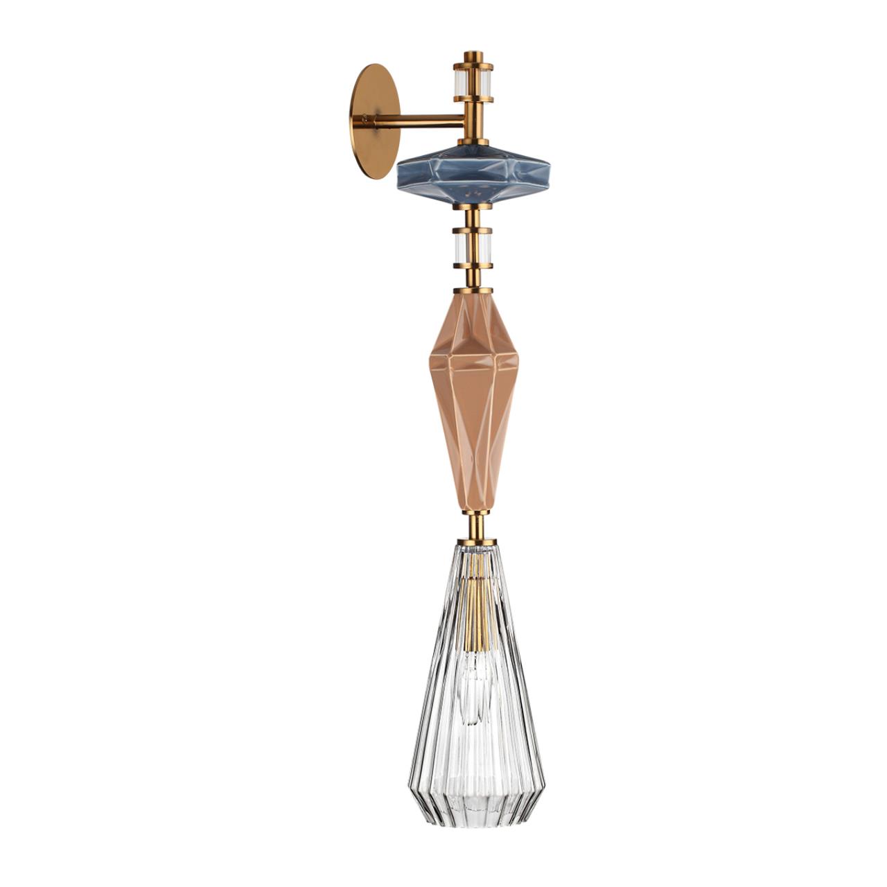 Настенный светильник ODEON LIGHT EXCLUSIVE MODERN TERRA античная бронза/терракот E14*1