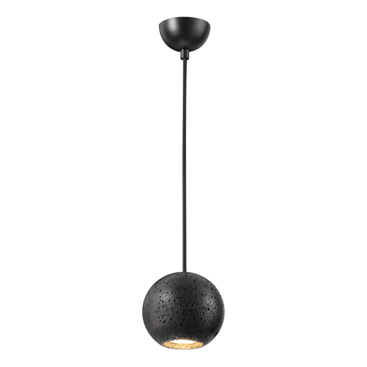 Подвесной светильник ODEON LIGHT HIGHTECH TRAVERTINO черный GU10*1 10W