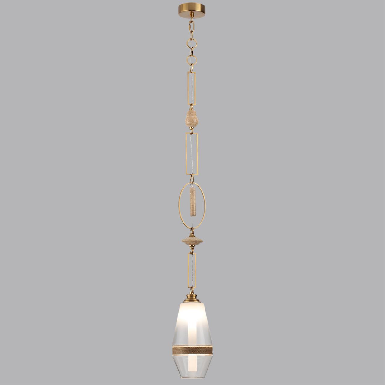 Подвес ODEON LIGHT EXCLUSIVE PENDANT KREMA латунь G9*1 10W плафон 143 мм