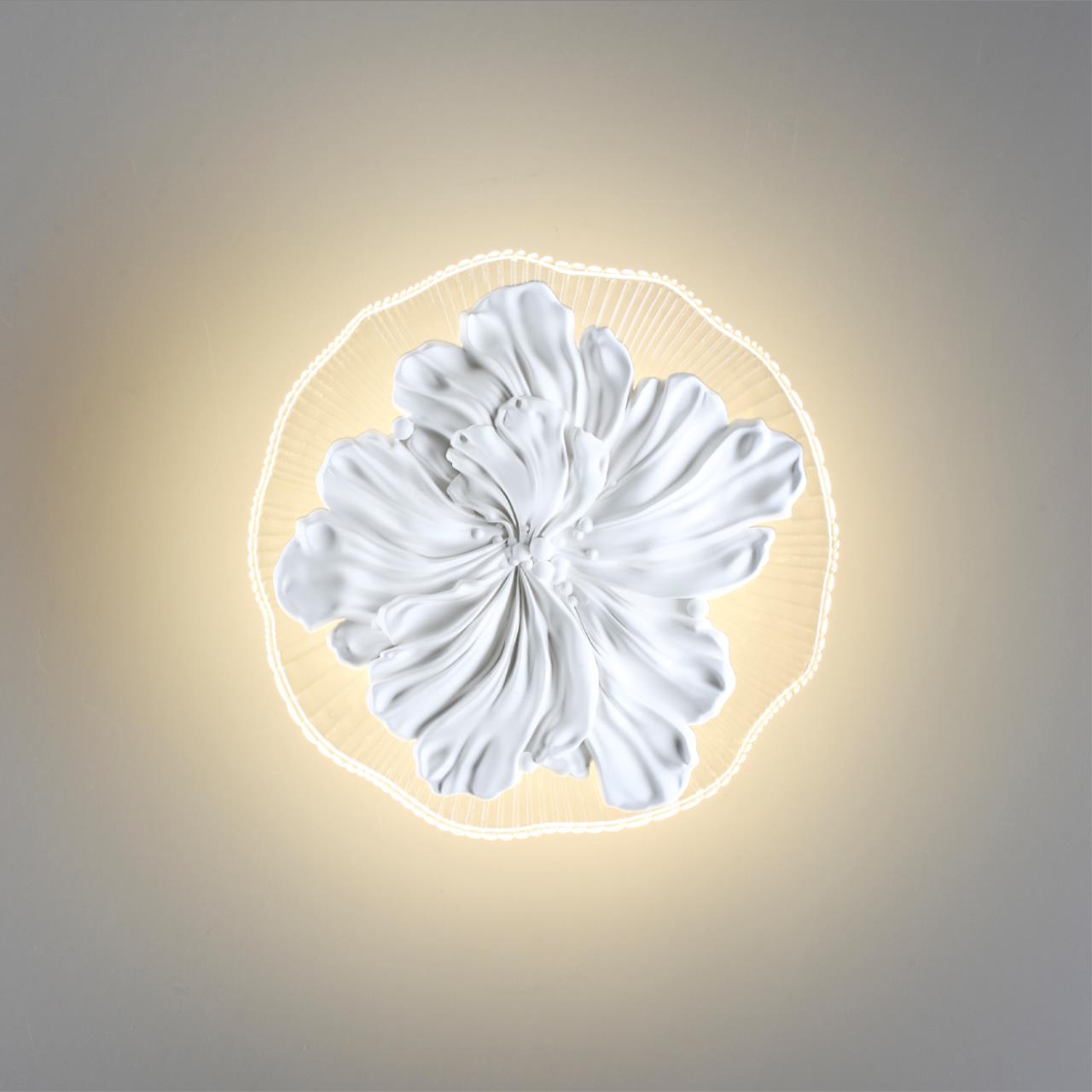 Настенный светильник ODEON LIGHT HIGHTECH FIORE белый