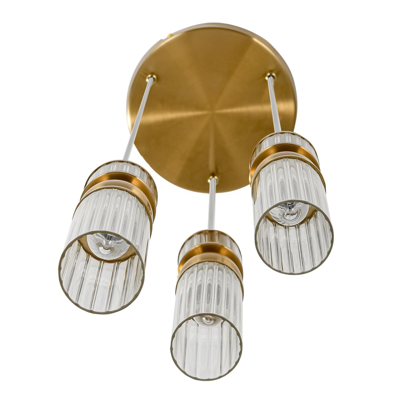 Подвес LUMION MODERNI DENVER латунь E14*3 10W