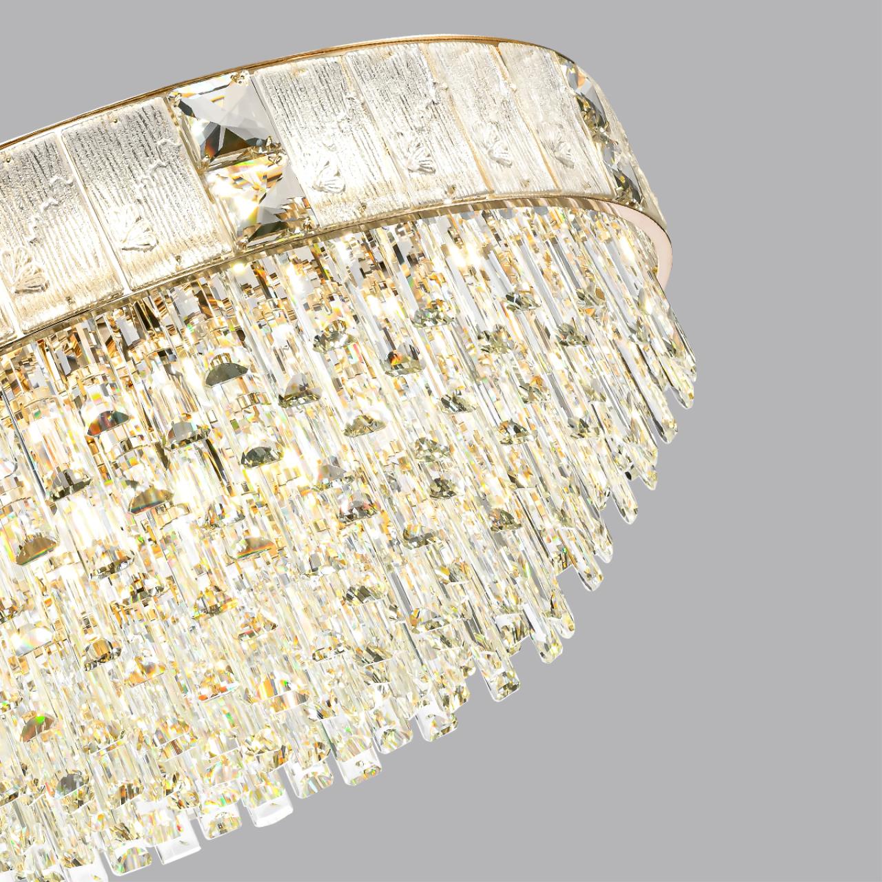 Люстра ODEON LIGHT HALL FIESTA золотой E14*21 10W